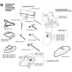Accessories for Husqvarna 250RX