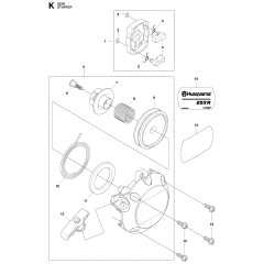 Starter Assembly for Husqvarna 253R