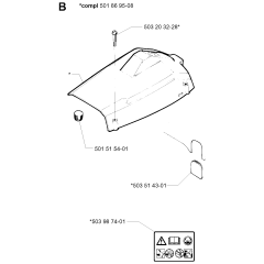 Cover Assembly for Husqvarna 254