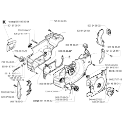 Crankcase Assembly for Husqvarna 254