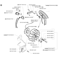 Electrical Assembly for Husqvarna 254
