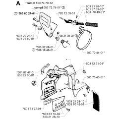 Chain Brake Assembly for Husqvarna