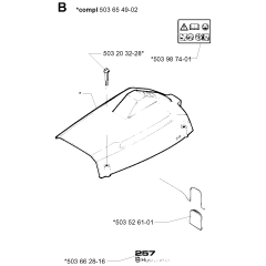 Cover Assembly for Husqvarna 257