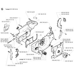 Crankcase Assembly for Husqvarna 257