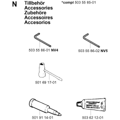 Husqvarna 257 Chainsaw Accessories