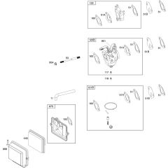 Carburettor Assembly for Briggs