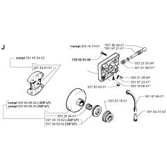 Clutch & Oil Pump for Husqvarna 261