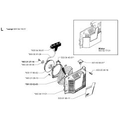 Starter Assembly for Husqvarna 261