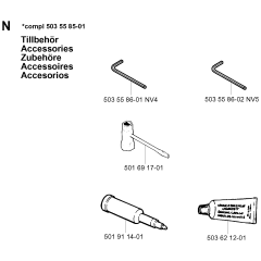 Husqvarna 261 Accessories