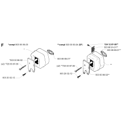 Muffler Assembly for 262xp