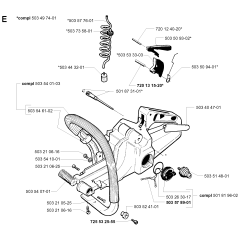 Fuel Tank & Handle Assembly