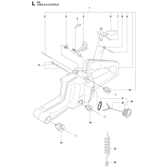 Handle & Controls for Husqvarna 268