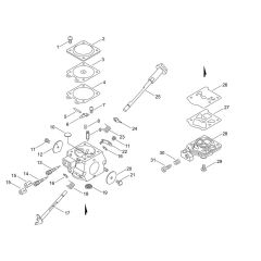 Carburettor for Shindaiwa 269TS