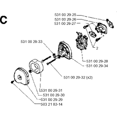 Carburetor & Air Filter for 26H