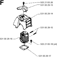 Cover Assembly for Husqvarna 26H