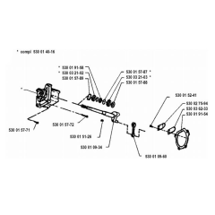 Crankshaft for Husqvarna 26 L