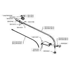 Shaft for Husqvarna 26 L