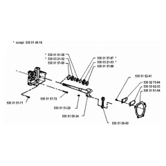 Crankshaft for Husqvarna 26 LC