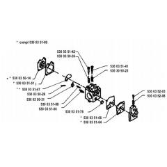 Carburetor for Husqvarna 26 LC