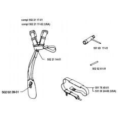 Harness for Husqvarna 26 LC