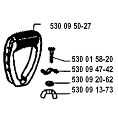 Handle for Husqvarna 26 LC