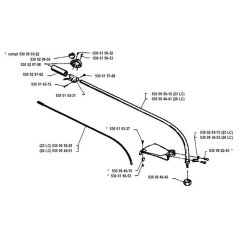 Shaft for Husqvarna 26 LC