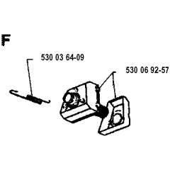 Muffler Assembly for Husqvarna 26R