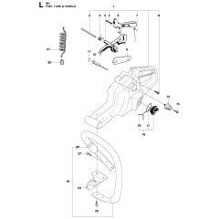 Fuel Tank & Handle Assembly