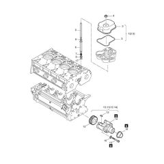 Cover Cylinder Assembly for Hatz 2L40