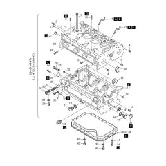 Crankcase Assembly for Hatz 2L40