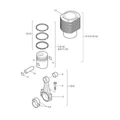Piston, Conrod, Cylinder Assembly