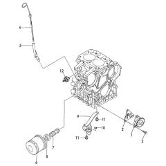 Oil System for Yanmar 2TN66E-YL