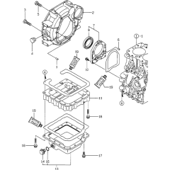 Flywheel Housing & Oil Sump