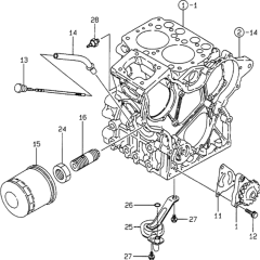 Oil System for Yanmar 2TNE68