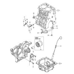 Oil System Assembly for Yanmar