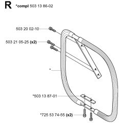 Handle Assembly for Husqvarna