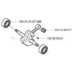 Crankshaft Assembly for 3122k