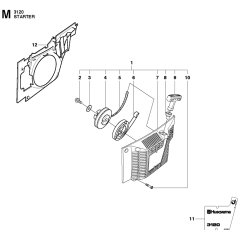 Starter Assembly for 3120XP