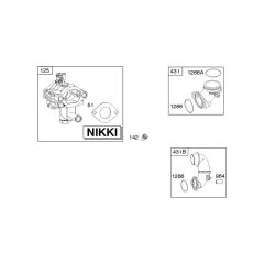 Carburettor Assembly for Briggs