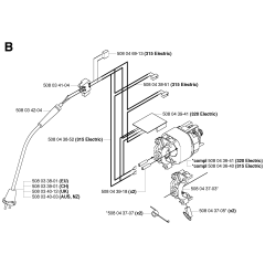 Electrical Assembly for Husqvarna 320