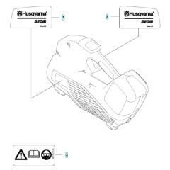 Decals for Husqvarna 320iB