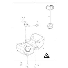 Fuel System for Husqvarna 321 S15