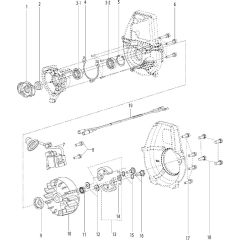 Crankcase & Clutchdrum Assembly