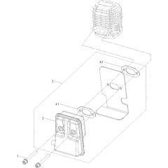 Muffler Assembly for Husqvarna