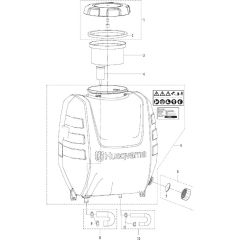 Tank Assembly for Husqvarna