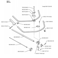 Shaft & Handle for Husqvarna 322 C