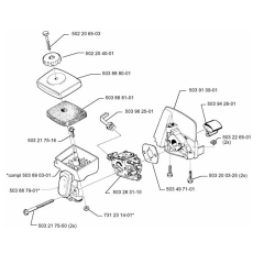 Carburetor & Air Filter for Husqvarna