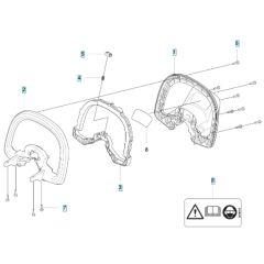 Handle for Husqvarna 322iHD60