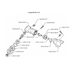Bevel Gear for Husqvarna 322 L