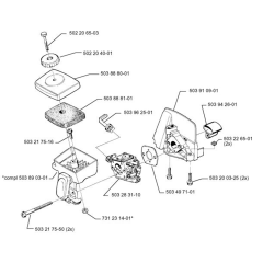 Carburetor & Air Filter for Husqvarna